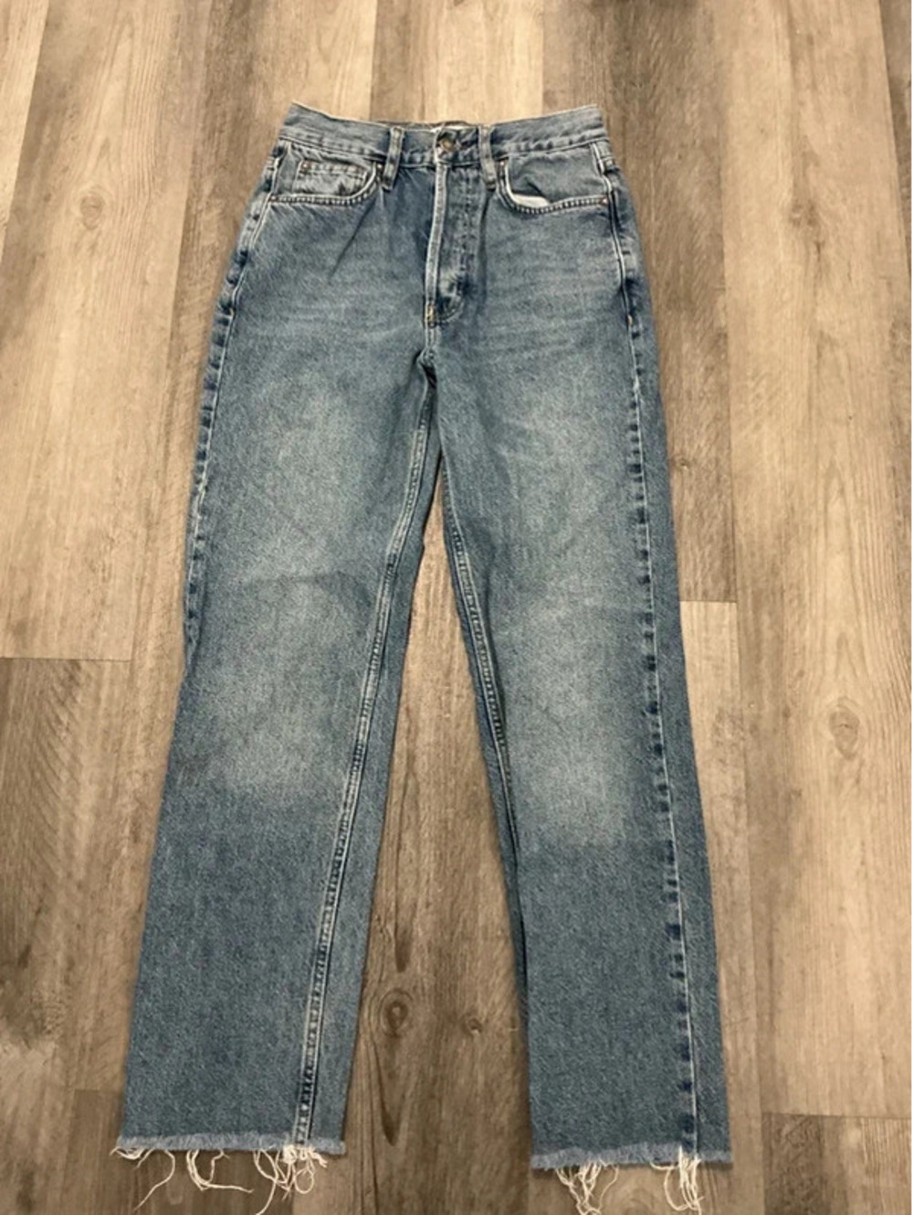 Free People We The Free Size 24 Jeans Raw Hem #37